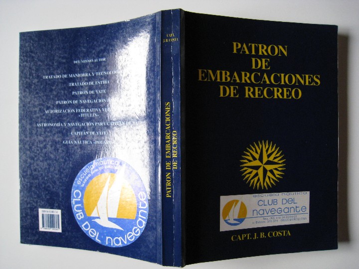 Libros de segunda mano: PATRON DE EMBARCACIONES DE RECREO - CAPT. J. B. COSTA. - Foto 3