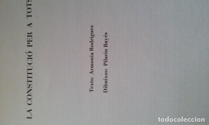 Libros de segunda mano: LA CONSTITUCI&Oacute; PER A TOTS - Foto 2