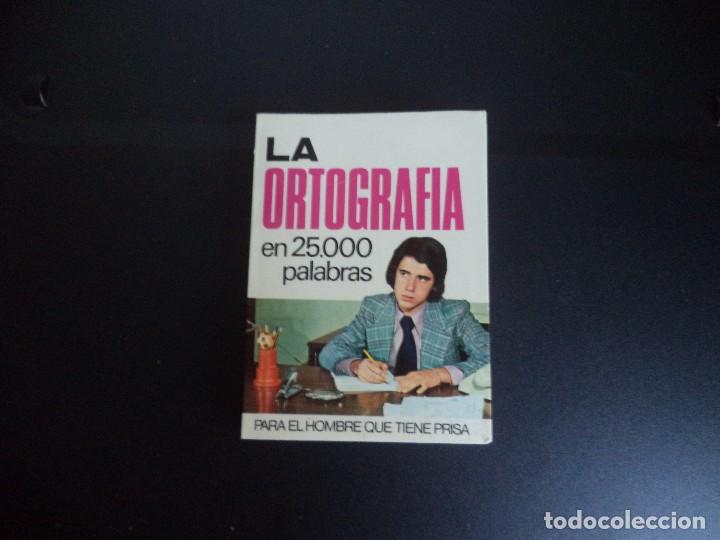 Libros de segunda mano: Mini libro La Ortografia. - Foto 1