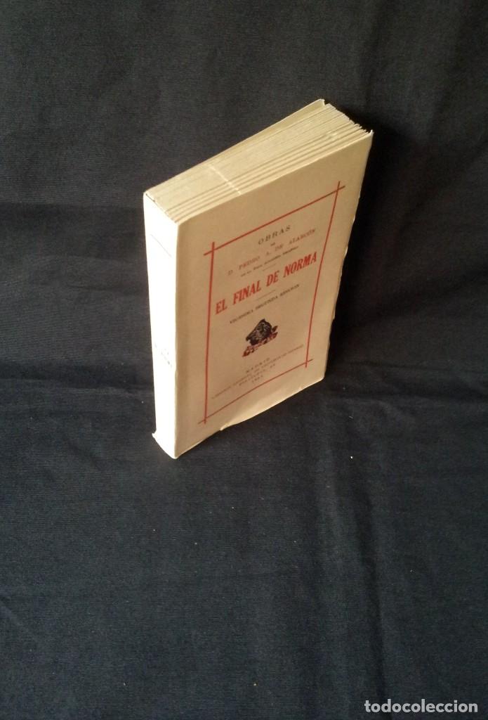 Libros de segunda mano: OBRAS DE D.PEDRO A. DE ALARCON - EL FINAL DE NORMA - MADRID 1951 - Foto 1