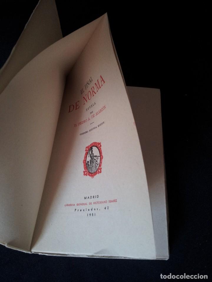 Libros de segunda mano: OBRAS DE D.PEDRO A. DE ALARCON - EL FINAL DE NORMA - MADRID 1951 - Foto 3