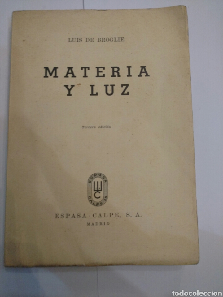 Libri di seconda mano: Materia y luz.