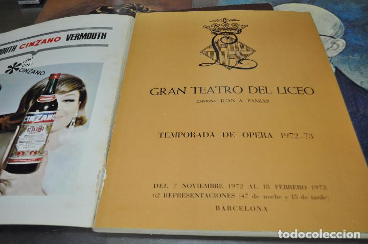 Libros de segunda mano: 7 programas gran teatro del liceo diferentes temporadas - opera - AR7 - Foto 5