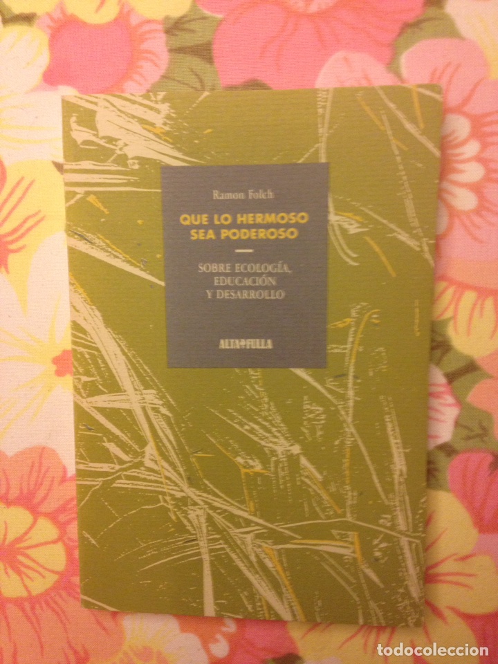 Libros de segunda mano: Que lo hermoso sea poderoso (Ramon Folch) - Foto 1