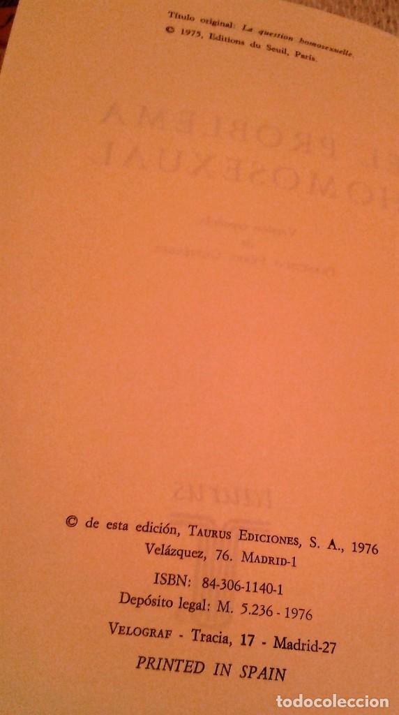 Libros de segunda mano: EL PROBLEMA HOMOSEXUAL MARC ORAISON TAURUS - Foto 2