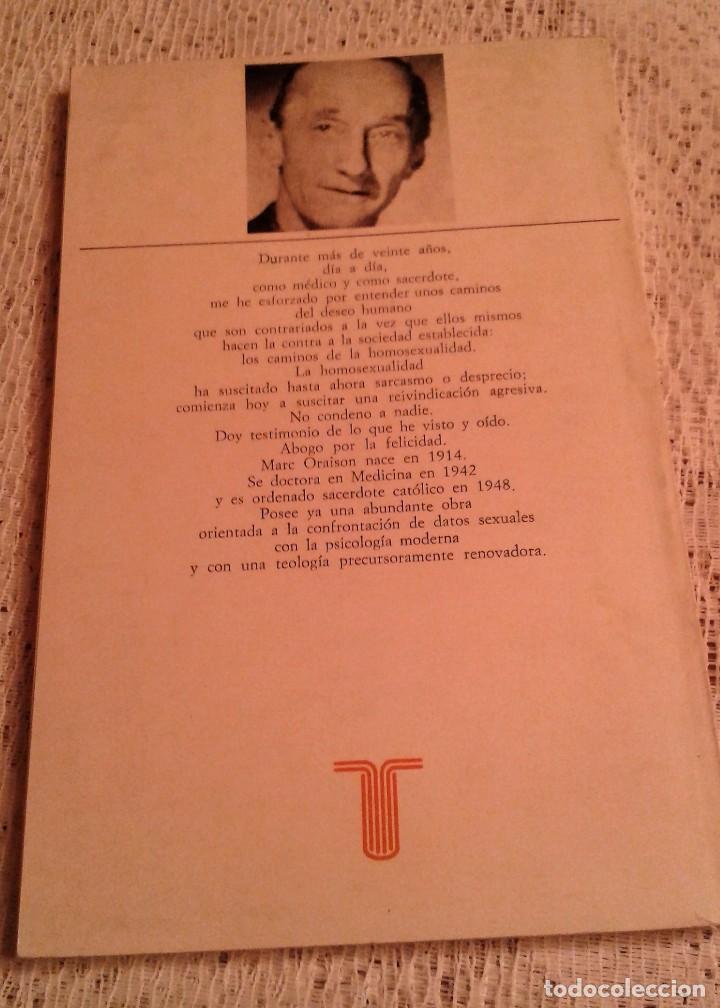 Libros de segunda mano: EL PROBLEMA HOMOSEXUAL MARC ORAISON TAURUS - Foto 3