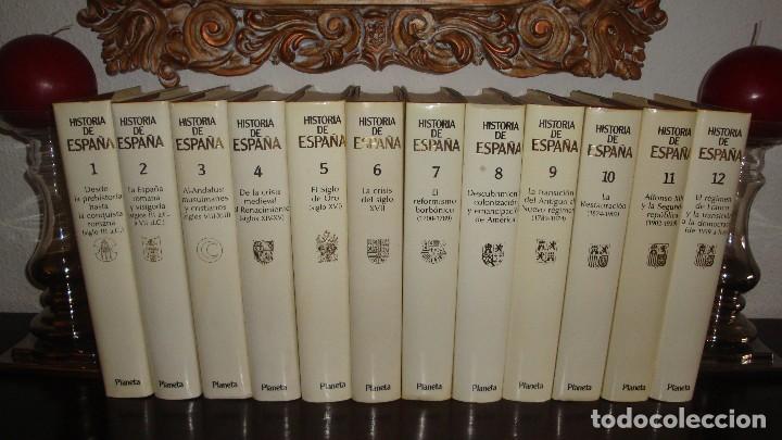 Libros de segunda mano: HISTORIA DE ESPA&Ntilde;A. 12 VOL. ED. PLANETA - Foto 1