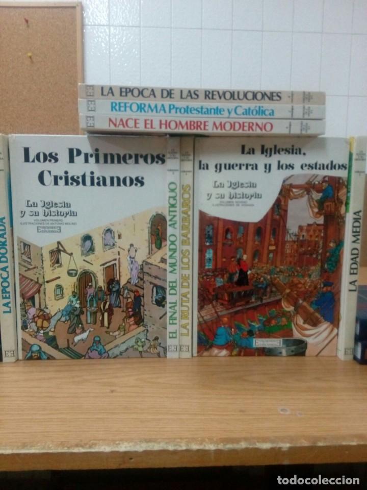 Libros de segunda mano: LA IGLESIA Y SU HISTORIA. 9 TOMOS - Foto 1