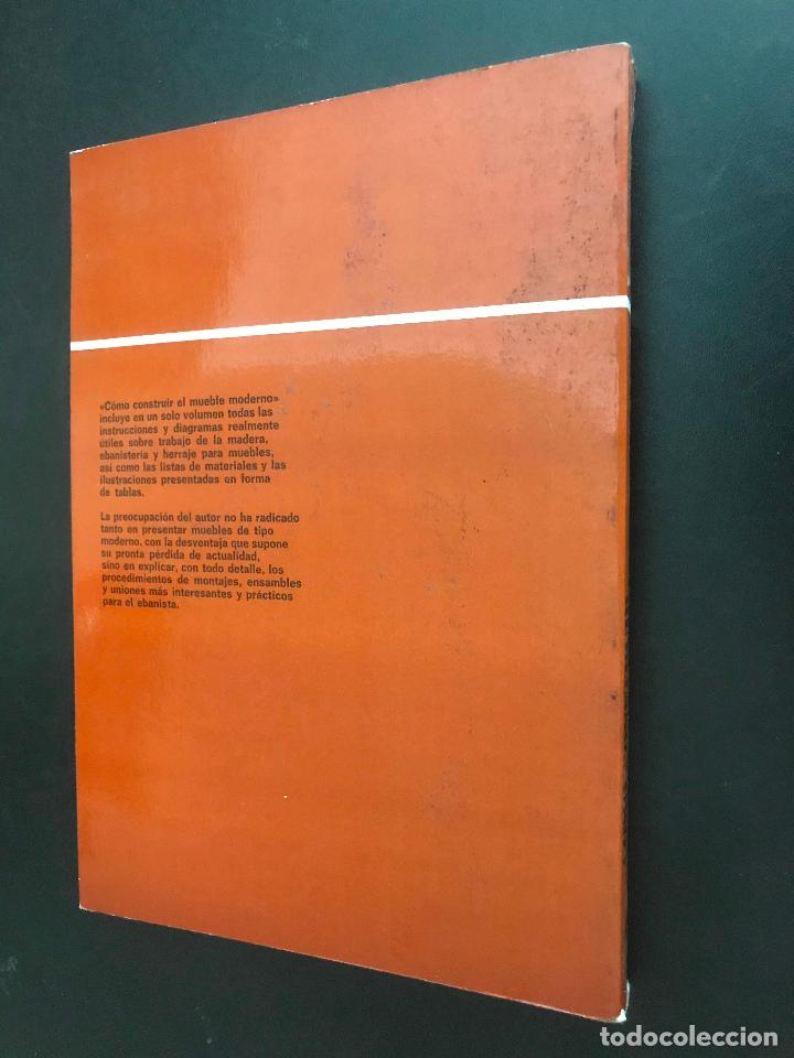 Libros de segunda mano: COMO CONSTRUIR EL MUEBLE MODERNO. MARIO DAL FABBRO - Foto 3