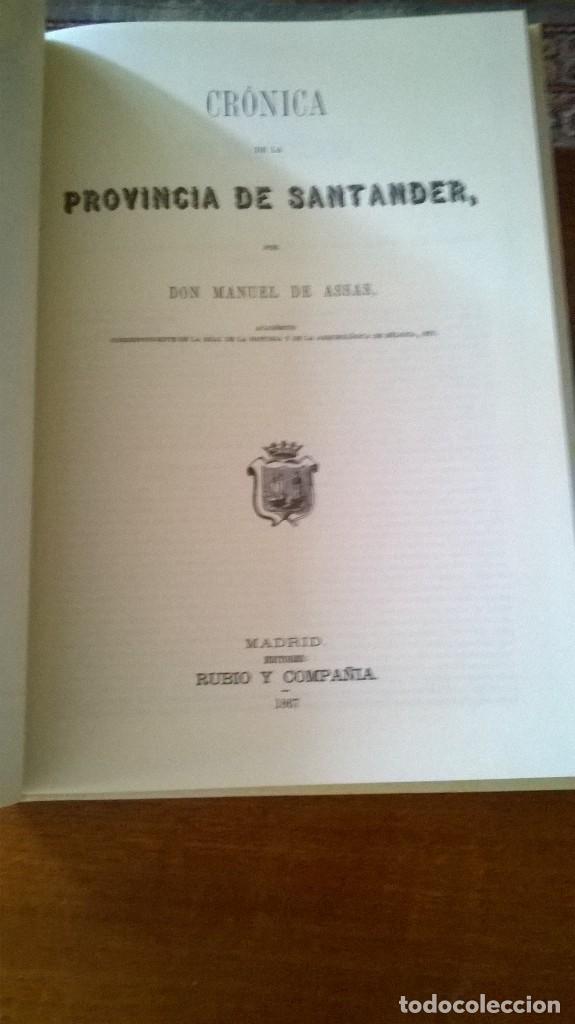 Libros de segunda mano: CR&Oacute;NICA DE LA PROVINCIA DE SANTANDER - Foto 2