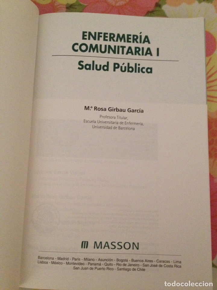 Libros de segunda mano: Enfermer&iacute;a comunitaria I (Girbau) - Foto 2