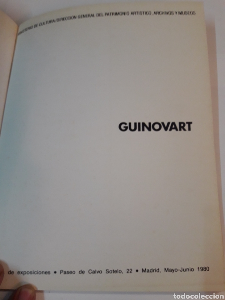 Libros de segunda mano: CAT&Aacute;LOGO E EXPOSICI&Oacute;N GUINOVART 1980 - Foto 2