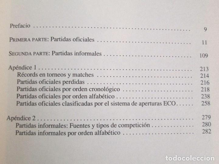 Libros de segunda mano: LAS PARTIDAS DE CAPABLANCA. ROGELIO CAPARROS. EDICION MARTINEZ ROCA 1993. - Foto 9