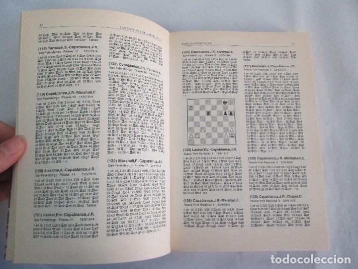 Libros de segunda mano: LAS PARTIDAS DE CAPABLANCA. ROGELIO CAPARROS. EDICION MARTINEZ ROCA 1993. - Foto 11