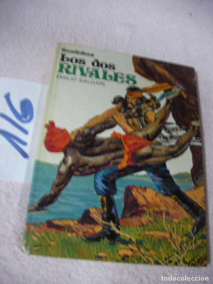 Libros de segunda mano: ANTIGUO LIBRO - SANDOKAN, LOS DOS RIVALES - EMILIO SALGARI - Foto 1