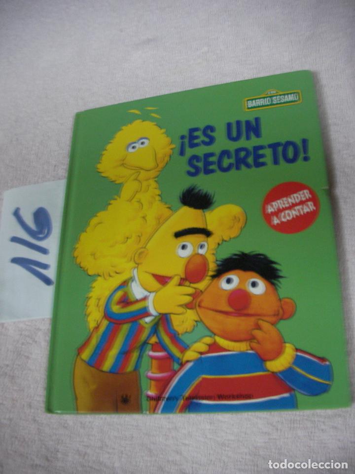 Libros de segunda mano: BARRIO SESAMO - APRENDE A CONTAR - ES UN SECRETO