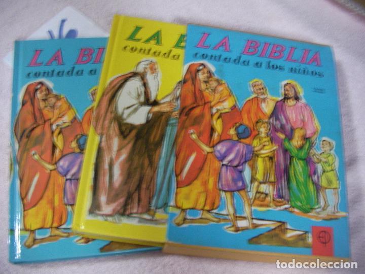 Libros de segunda mano: ANTIGUO LIBRO CUENTO - LA BIBLIA CONTADA A LOS NI&Ntilde;OS (DOS TOMOS) - Foto 2