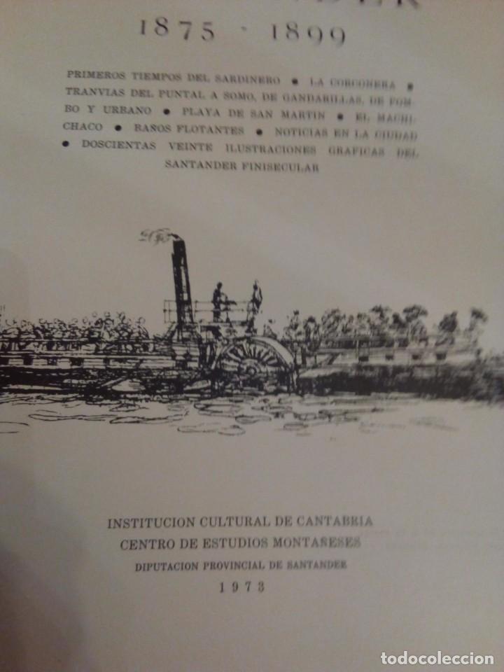 Libros de segunda mano: SANTANDER 1875-1899. RAFAEL GUTIERREZ COLOMER . - Foto 2