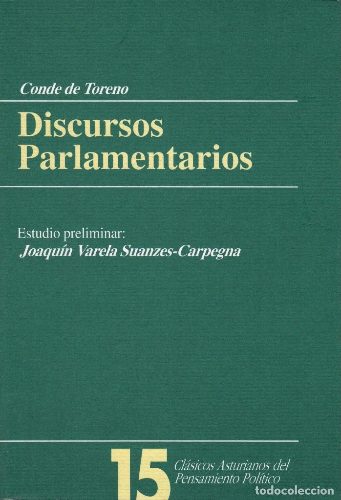 Libros de segunda mano: DISCURSOS PARLAMENTARIOS / CONDE DE TORENO - Foto 1
