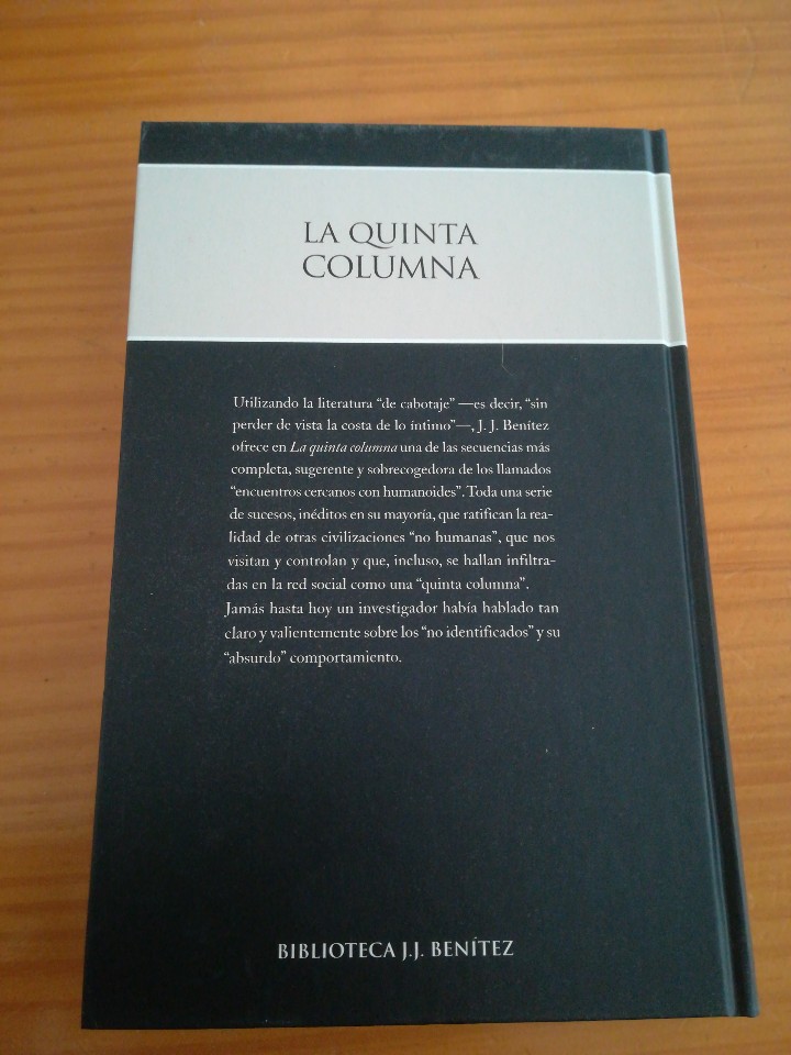 Libros de segunda mano: Libro la quinta columna de j.j benitez - Foto 2