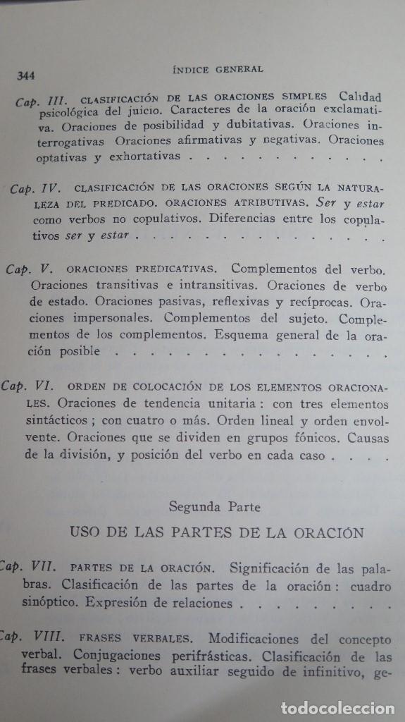 Libros de segunda mano: CURSO SUPERIOR DE SINTAXIS ESPA&Ntilde;OLA. SAMUEL GILI GAYA - Foto 3