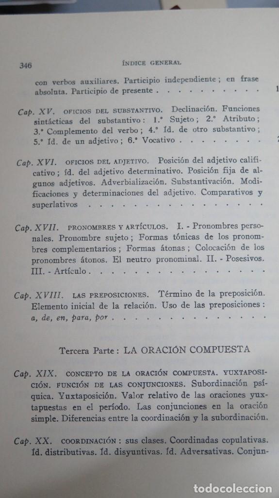 Libros de segunda mano: CURSO SUPERIOR DE SINTAXIS ESPA&Ntilde;OLA. SAMUEL GILI GAYA - Foto 5