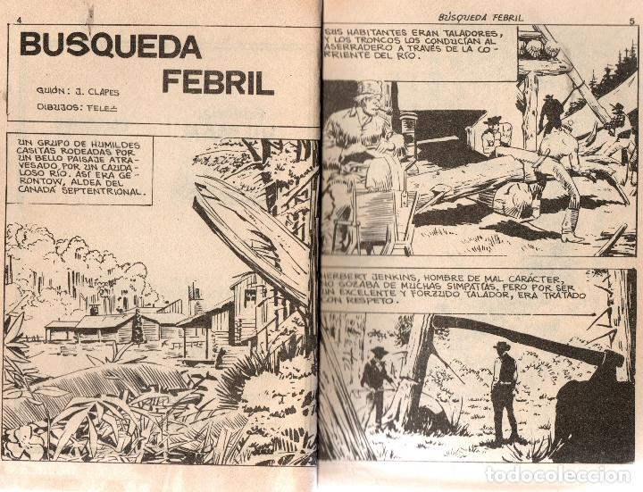 Libros de segunda mano: B&Uacute;SQUEDA FEBRIL. RANCHEROS. COLECCI&Oacute;N OESTE. EDITORIAL VILMAR, 1981. - Foto 2