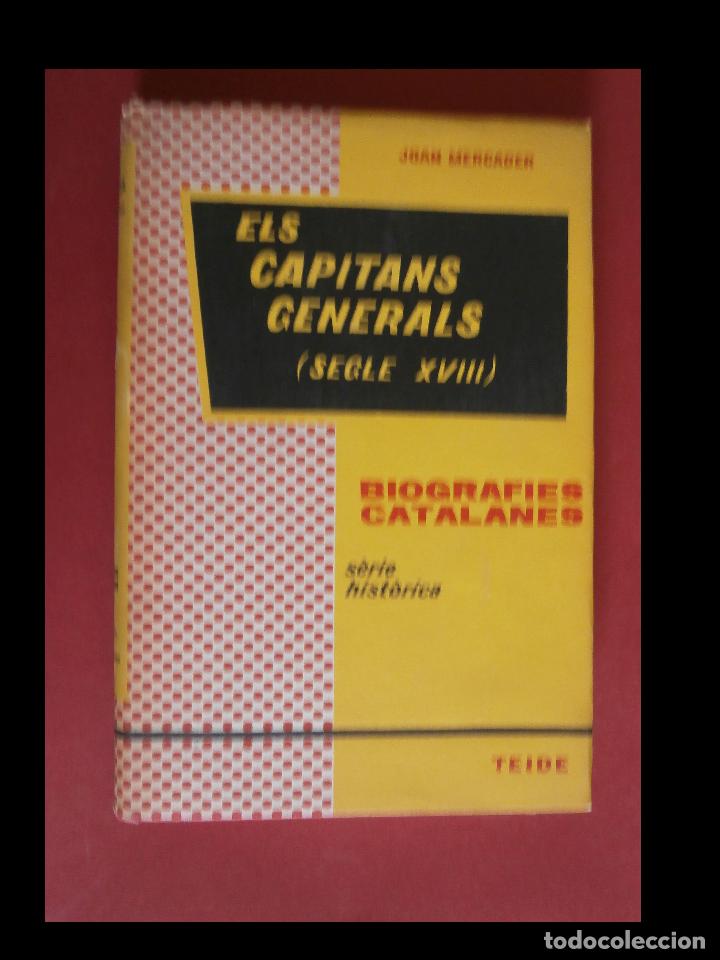 Libros de segunda mano: Els capitans generals (Segle XVIII). Joan Mercader - Foto 1