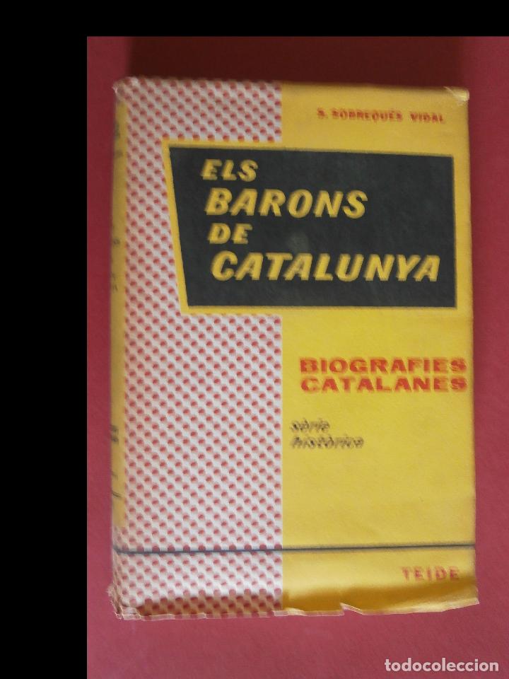 Libros de segunda mano: Els barons de Catalunya. S. Sobrequ&eacute;s Vidal - Foto 1