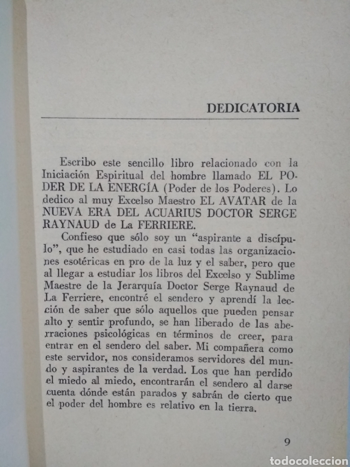 Libros de segunda mano: EL PODER LA ENERG&Iacute;A DE LA LUZ Y AMOR. PROF. NO&Eacute; RAM&Iacute;REZ 1978 - Foto 4