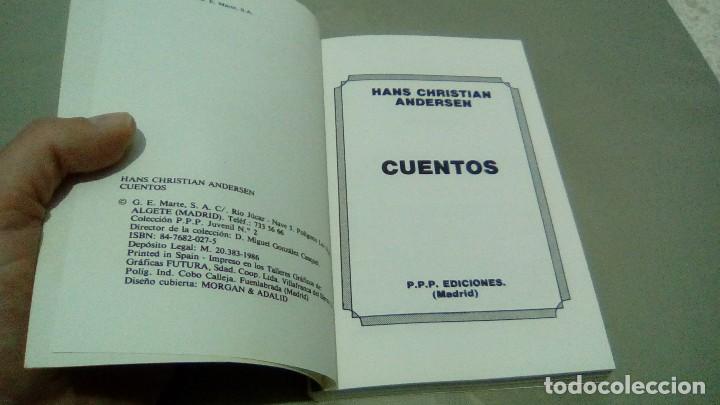 Libros de segunda mano: LOS CUENTOS DE ANDERSEN.- JUVENIL P.P.P - Foto 2