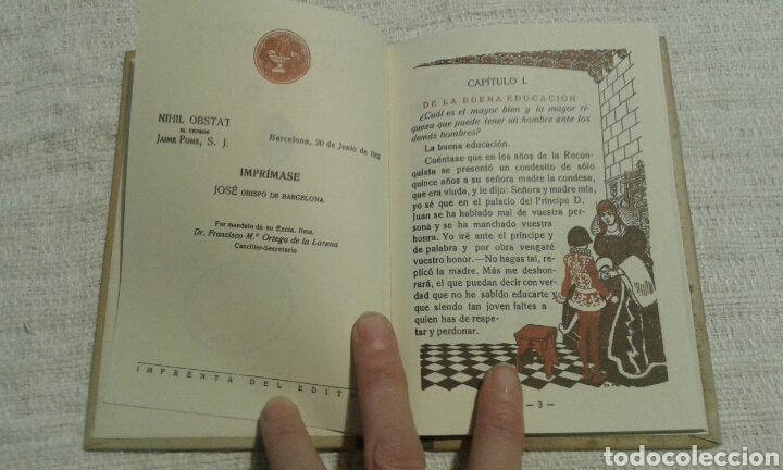 Libros de segunda mano: Cartilla moderna de Urbanidad. Ed. FTD - Foto 3