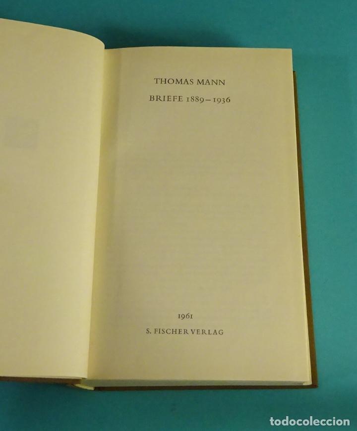Libros de segunda mano: BRIEFE 1889 - 1936. THOMAS MANN. PR&Oacute;LOGO ERIKA MANN. EN ALEM&Aacute;N - Foto 3