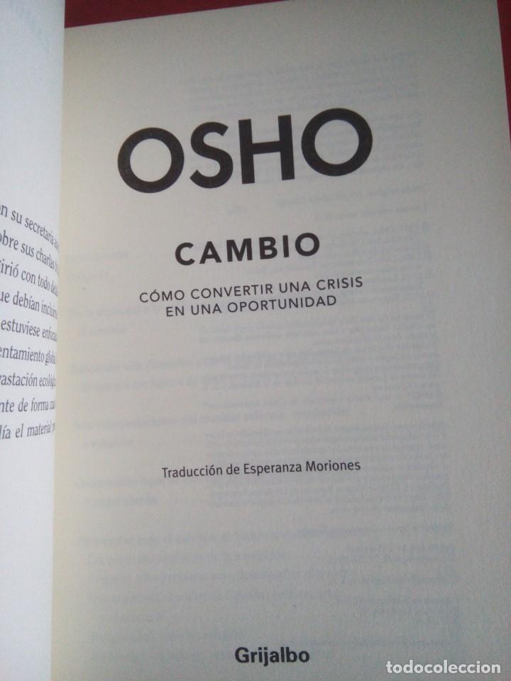 Libros de segunda mano: OSHO - Cambio - 2010 - Foto 7
