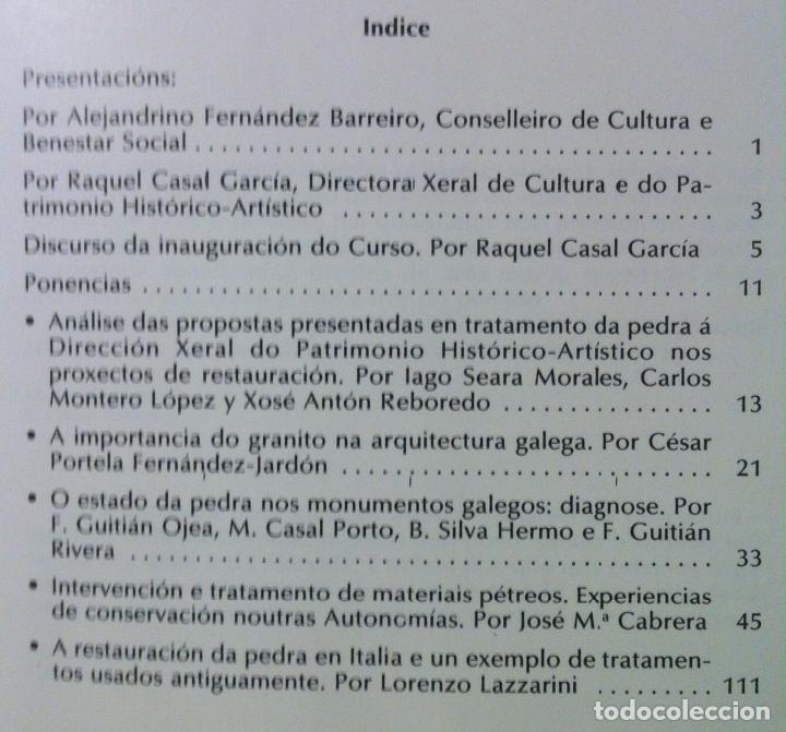 Libros de segunda mano: A pedra no restauro. 1987 - Foto 2