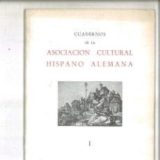 Libros de segunda mano: CUADERNOS DE LA ASOCIACIÓN CULTURAL HISPANO ALEMANA I-VI.
