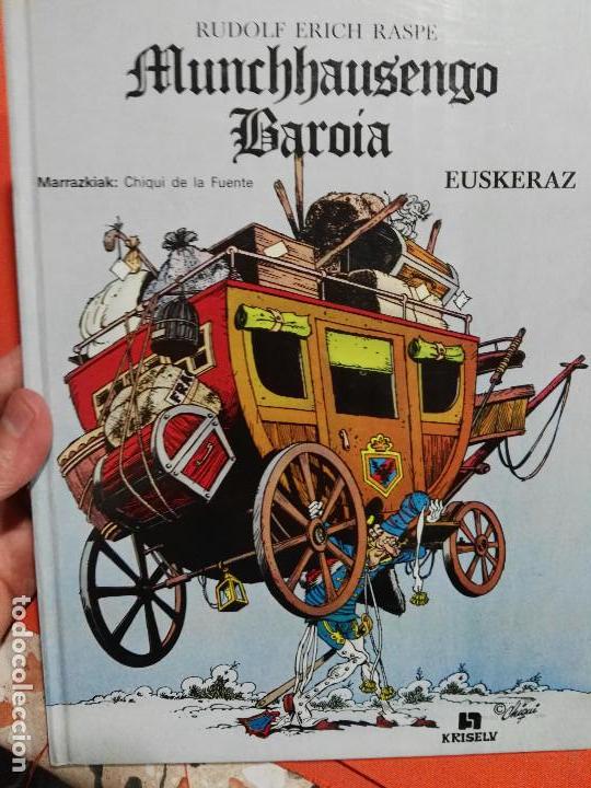 Second hand books: libro en euskera tapa dura baron de munchausen