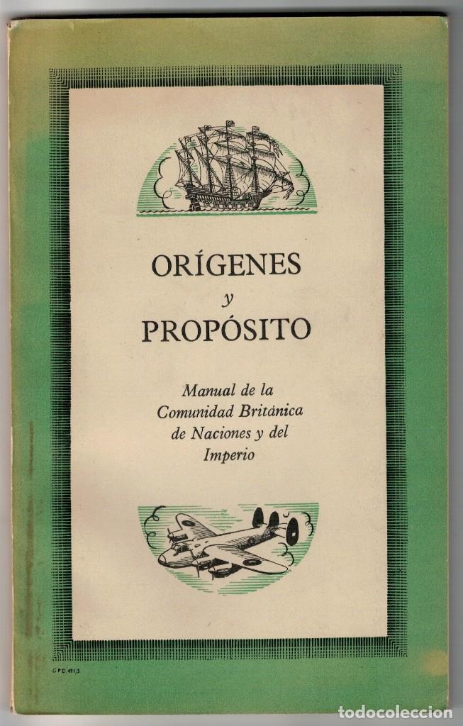 Libros de segunda mano: OR&Iacute;GENES Y PROP&Oacute;SITO - 1944 - Foto 1
