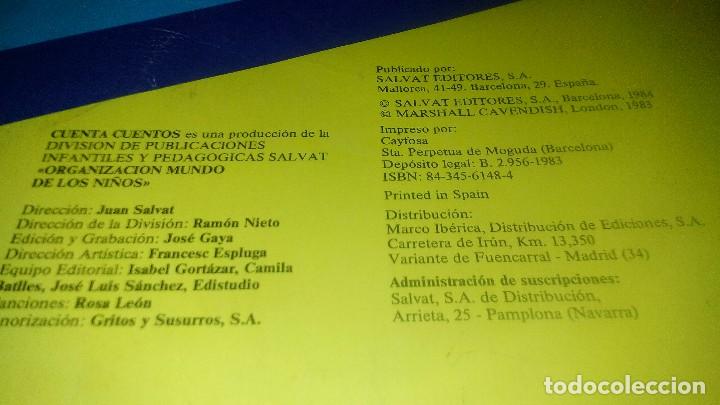 Libros de segunda mano: CUENTA CUENTOS-PARA MIRAR, LEER Y ESCUCHAR-SALVAT-25 - Foto 3