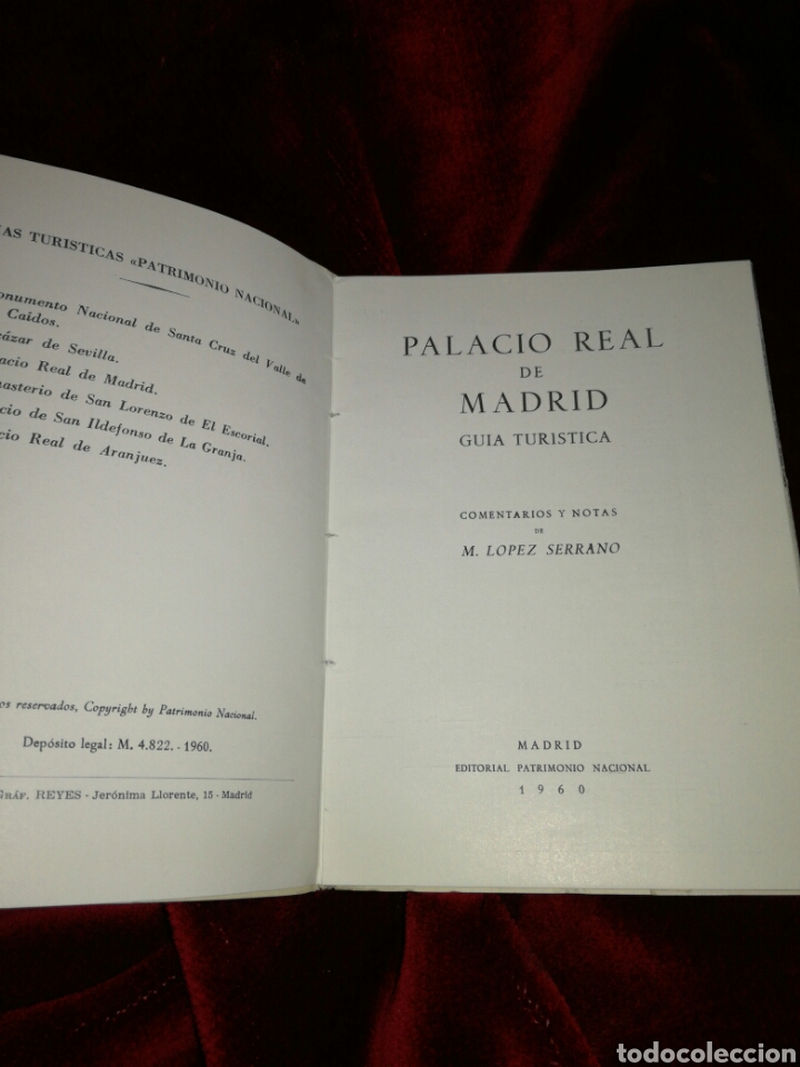 Libros de segunda mano: Palacio Real de Madrid por M. L&oacute;pez Serrano. - Foto 4