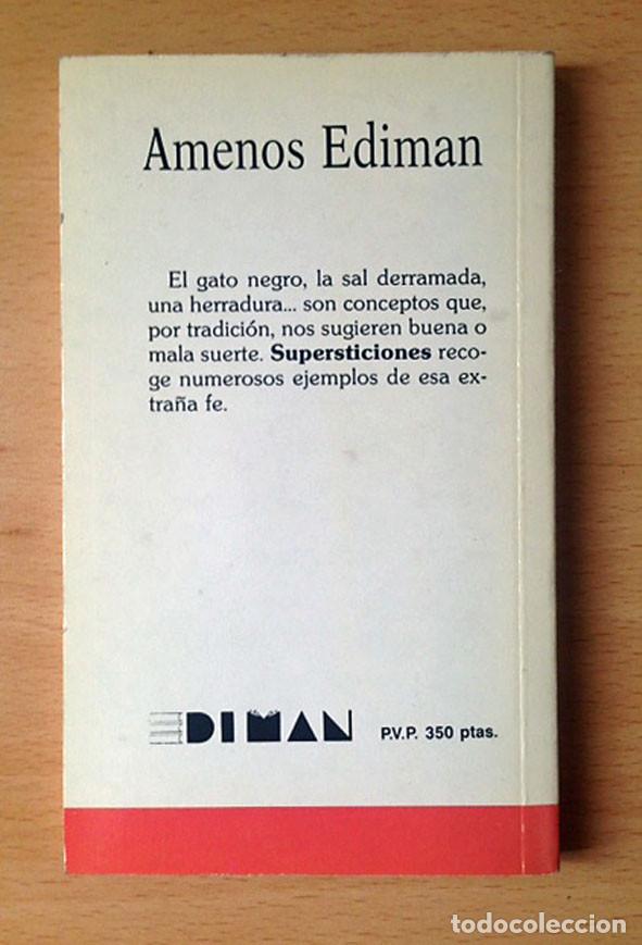 Libros de segunda mano: SUPERSTICIONES - JUAN MANUEL SANCHEZ MIGUEL - Foto 2
