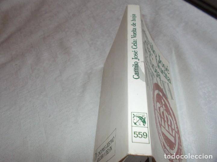 Libros de segunda mano: VUELTA DE HOJA Camilo Jos&eacute; Cela - Foto 2