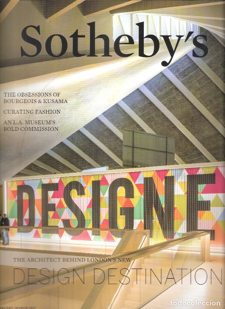 Libros de segunda mano: Sothebys. Desing Destination. February - March 2017. - Foto 1