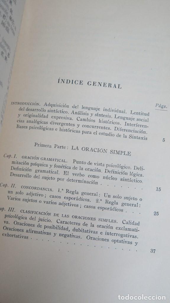 Libros de segunda mano: CURSO SUPERIOR DE SINTAXIS ESPA&Ntilde;OLA. Samuel Gili y Gaya - Foto 2