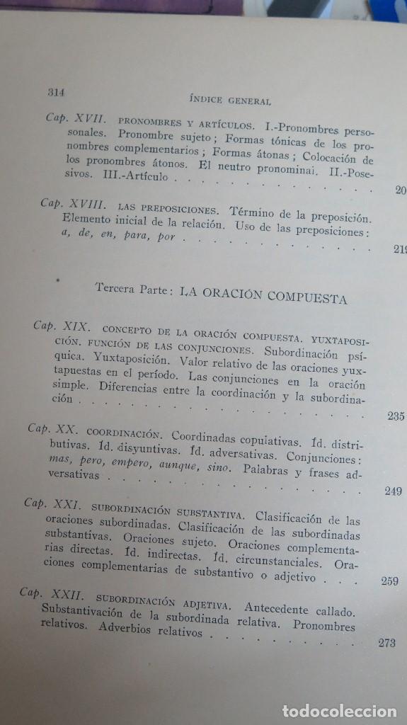 Libros de segunda mano: CURSO SUPERIOR DE SINTAXIS ESPA&Ntilde;OLA. Samuel Gili y Gaya - Foto 5