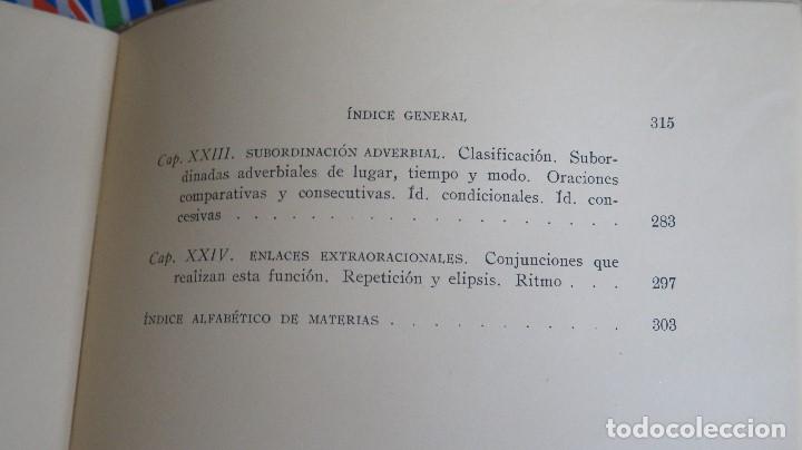 Libros de segunda mano: CURSO SUPERIOR DE SINTAXIS ESPA&Ntilde;OLA. Samuel Gili y Gaya - Foto 6