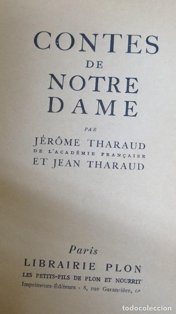 Libros de segunda mano: Contes de Notre Dame. J&eacute;r&ocirc;me et Jean Tharaud - Foto 2
