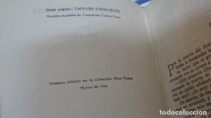 Libros de segunda mano: CAPITANES INTR&Eacute;PIDOS. RUDYARD KIPLING - Foto 3