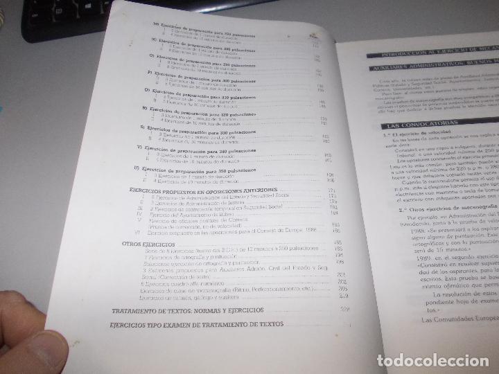 Libros de segunda mano: Mecanograf&iacute;a, ejercicios pr&aacute;cticos. Adams, Barcelona 1.989 - Foto 4