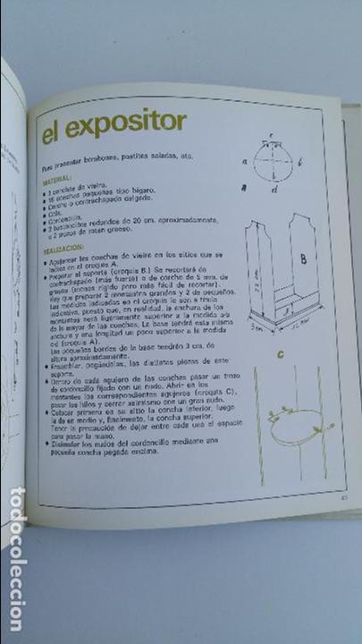 Libros de segunda mano: LIBRO DE MANUALIDADES. CON CONCHAS, CLAUDE NASSIET. VILAMALA 1973 - Foto 3